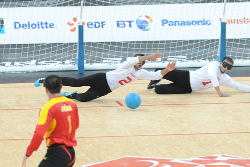 
رقابتهای گلبال در چهاردهمین دوره بازیهای پارالمپیک لندن 
پیروزی تیم گلبال ایران برابر چین
