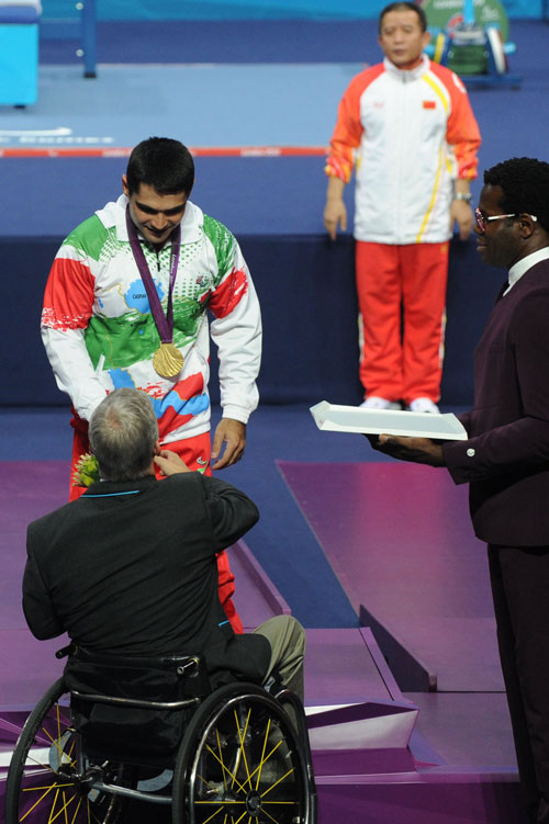 نادر مرادی - برنده مدال طلای وزنه‌برداری پارالمپیک